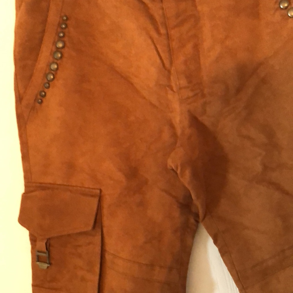 Woman’s boho Y2k fall chic News grunge pants with pockets - Picture 6 of 14